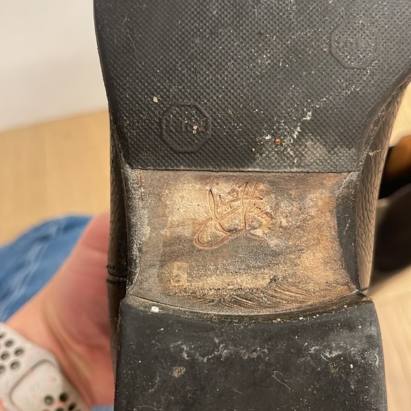 John Fluevog x Gravity Pope black Chelsea boots with white tab size 7/37 - Picture 7 of 7